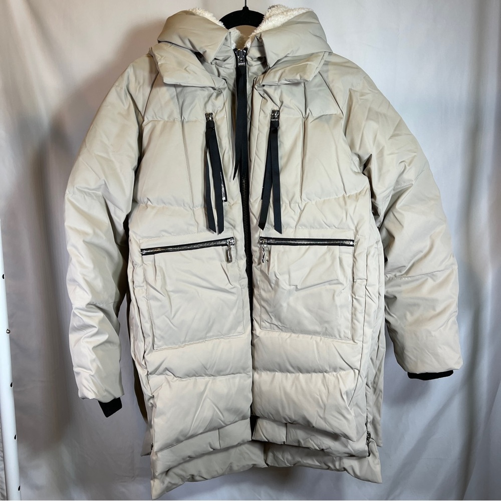 Orolay Classics Women's Thickened Down Jacket Beige Size Small